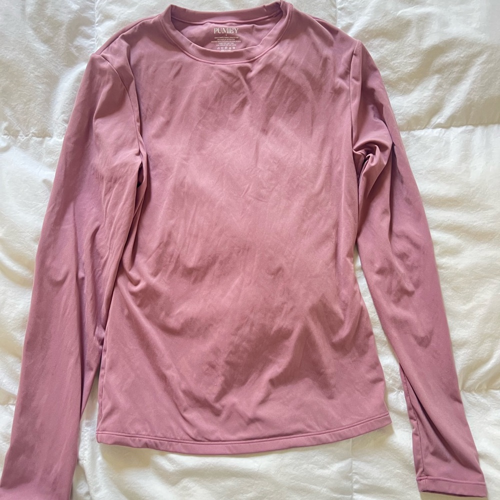 Pink Long Sleeve Top